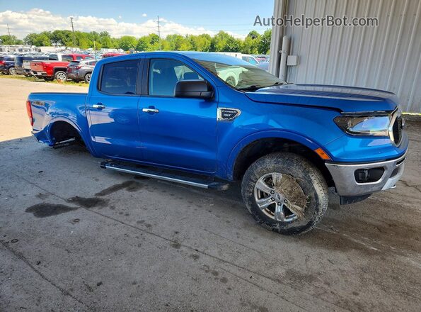 1FTER4FH7MLD22249 2021 FORD RANGER Blue Delantero derecho