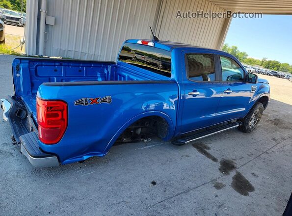 1FTER4FH7MLD22249 2021 FORD RANGER Blue Trasero derecho