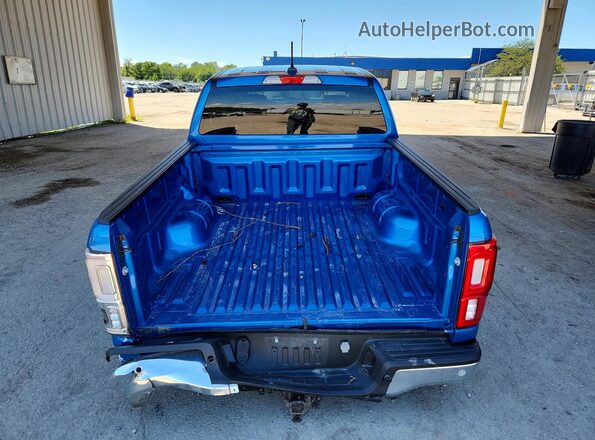 1FTER4FH7MLD22249 2021 FORD RANGER Blue Vista trasera