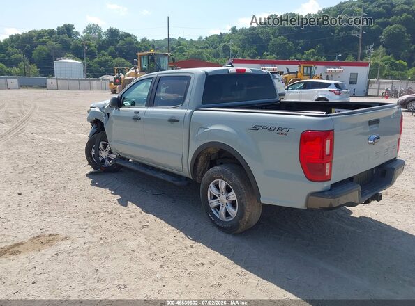 1FTER4FH7MLD87411 2021 FORD RANGER Gray Trasero izquierdo