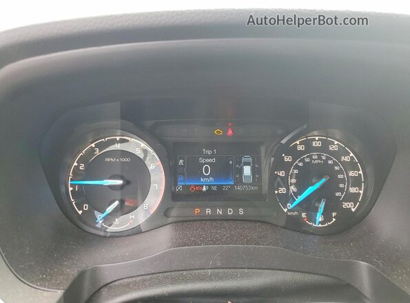 1FTER4FH8KLA09563 2019 FORD RANGER Blue Vista del cuadro de instrumentos
