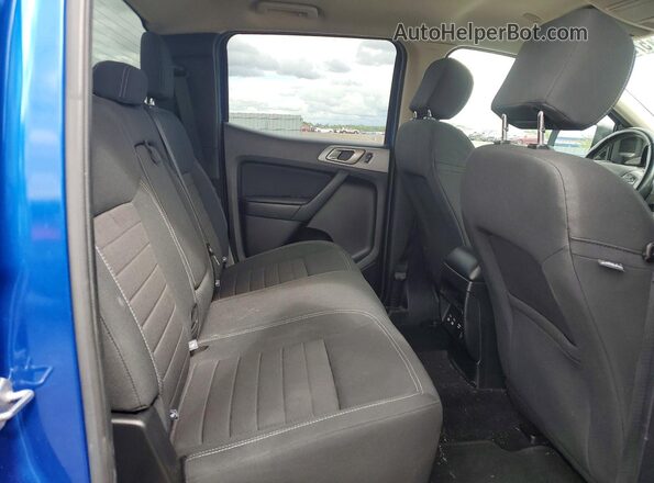 1FTER4FH8KLA09563 2019 FORD RANGER Blue Vista de los asientos traseros