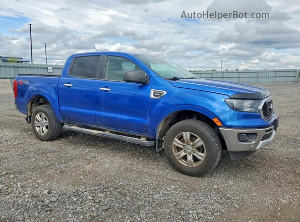 1FTER4FH8KLA09563 2019 FORD RANGER Blue Delantero derecho