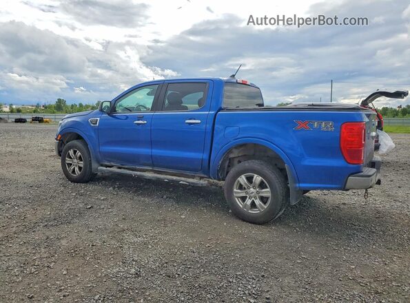 1FTER4FH8KLA09563 2019 FORD RANGER Blue Trasero izquierdo