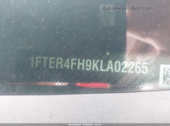 1FTER4FH9KLA02265 2019 FORD RANGER Gray Engine compartment view