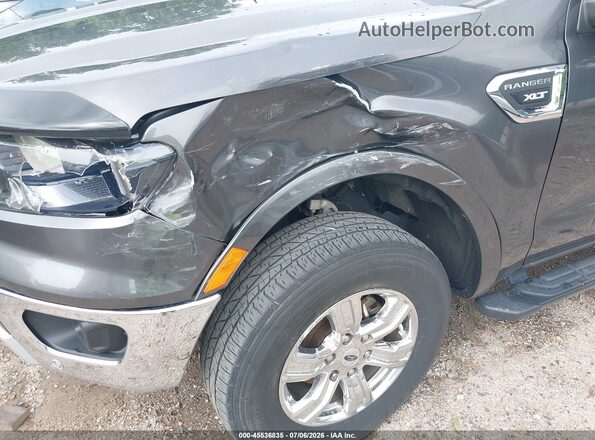 1FTER4FH9KLA02265 2019 FORD RANGER Gray Front view