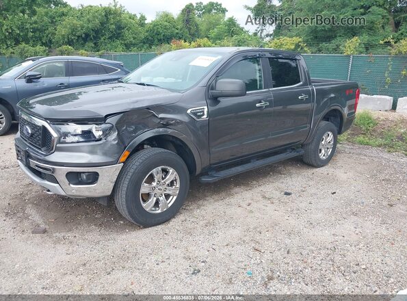1FTER4FH9KLA02265 2019 FORD RANGER Gray Front left
