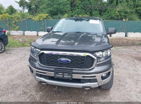 1FTER4FH9KLA02265 2019 FORD RANGER Gray Instrument cluster view