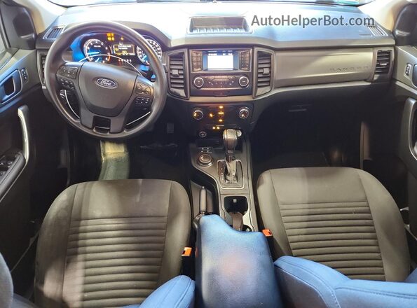 1FTER4FH9MLE05133 2021 FORD RANGER White Առջևի վահանակի տեսք