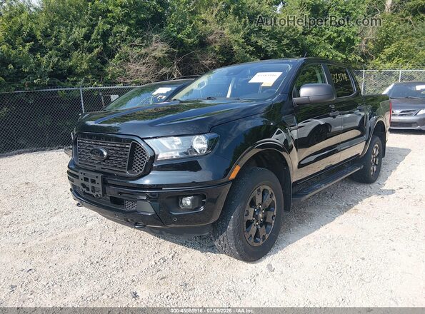 1FTER4FH9NLD06491 2022 FORD RANGER Черный Передняя левая четверть