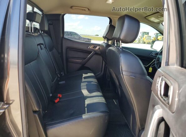 1FTER4FHXKLA33458 2019 FORD RANGER Gray Vista de los asientos traseros