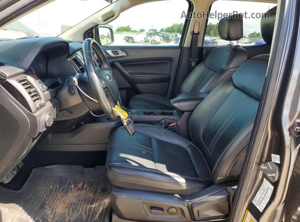 1FTER4FHXKLA33458 2019 FORD RANGER Gray Vista interior delantera