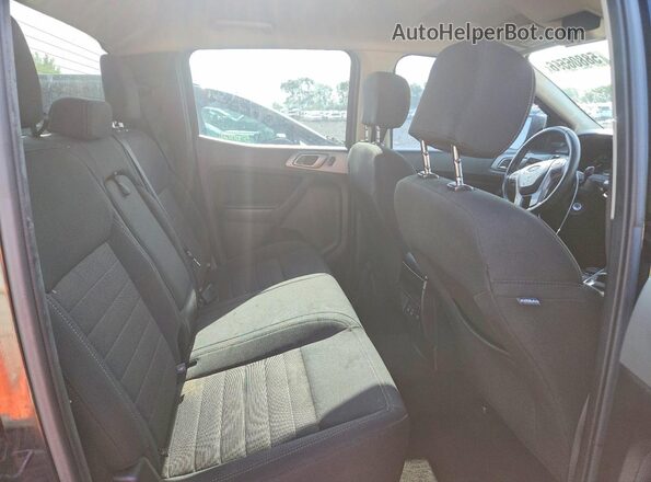 1FTER4FHXKLA68243 2019 FORD RANGER Black Rear seats view