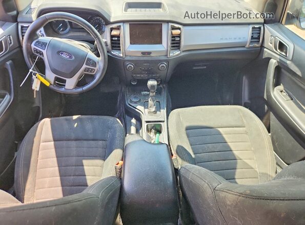 1FTER4FHXKLA74351 2019 FORD RANGER Silver წინა პანელის ხედი
