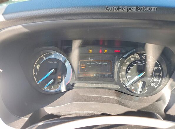 1FTER4FHXLLA37317 2020 FORD RANGER Gray Vista del cuadro de instrumentos