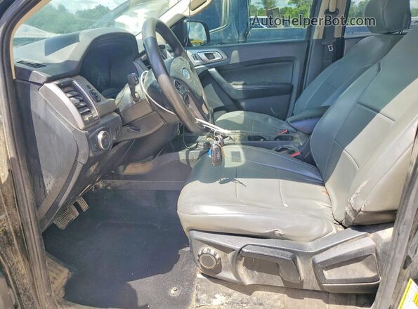 1FTER4FHXLLA66784 2020 FORD RANGER Black Вид салону спереду
