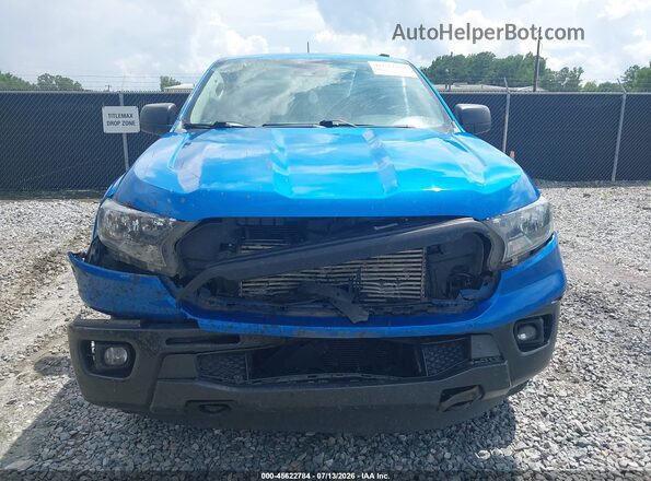 1FTER4FHXMLD40096 2021 FORD RANGER Blue ხელსაწყოთა პანელის ხედი