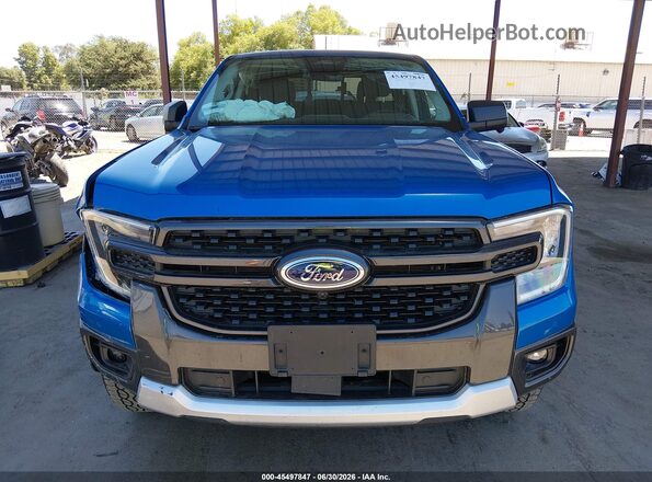 1FTER4GH8RLE67886 2024 FORD RANGER Blue Вид щитка приладів