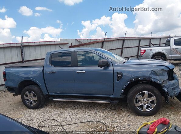1FTER4GHXRLE43136 2024 FORD RANGER Blue Вид задньої частини салону