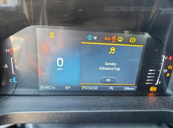 1FTER4HH1RLE13652 2024 FORD RANGER Серый Вид щитка приборов