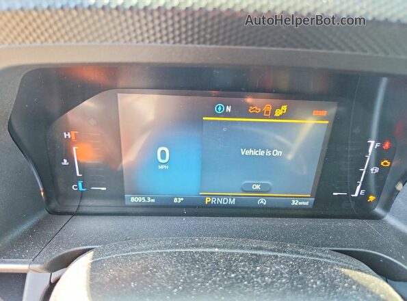 1FTER4HH7SLE43213 2025 FORD RANGER Gray Widok zestawu wskaźników
