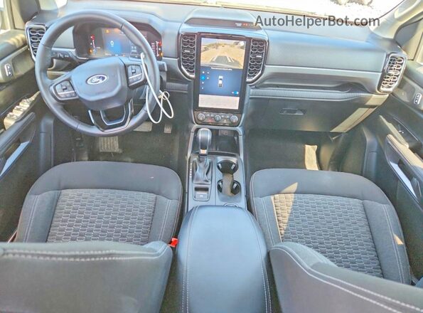 1FTER4HH8RLE01241 2024 FORD RANGER Gray Առջևի վահանակի տեսք