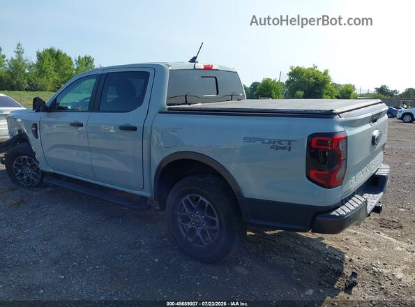 1FTER4HH9RLE01412 2024 FORD RANGER Gray Trasero izquierdo