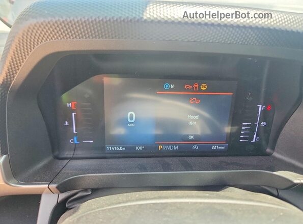 1FTER4HH9SLE54570 2025 FORD RANGER Черный Вид щитка приборов