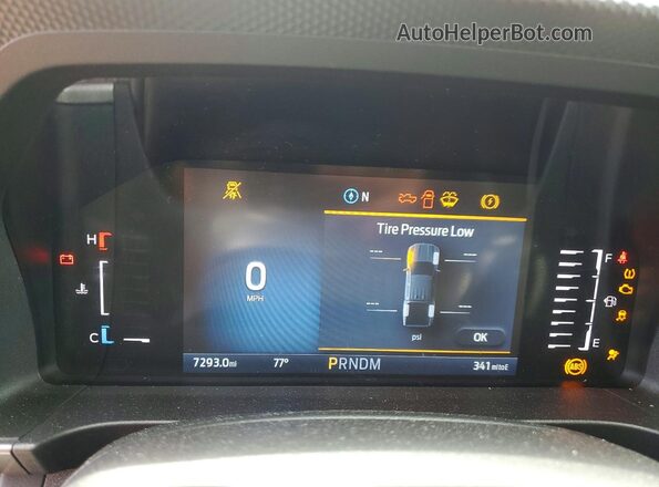 1FTER4HH9SLE54598 2025 FORD RANGER White Սարքավորումների վահանակի տեսք