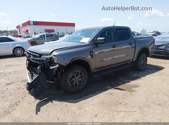 1FTER4HHXRLE18798 2024 FORD RANGER Gray Передня ліва чверть