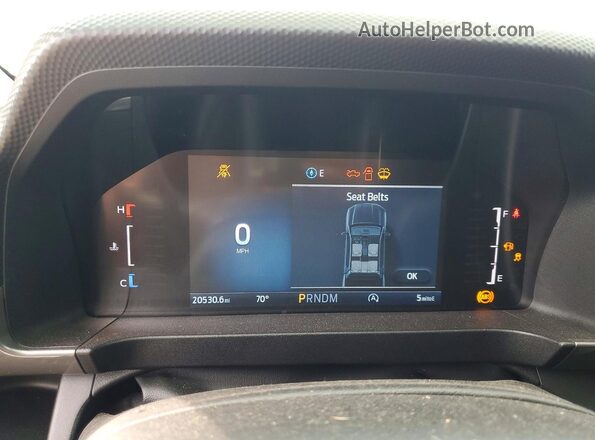 1FTER4HHXRLE20003 2024 FORD RANGER Белый Вид щитка приборов