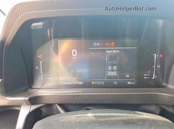 1FTER4HP7SLE29903 2025 FORD RANGER Gray Սարքավորումների վահանակի տեսք