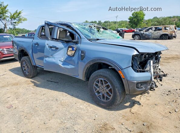 1FTER4HP8RLE00324 2024 FORD RANGER Blue Передня права чверть
