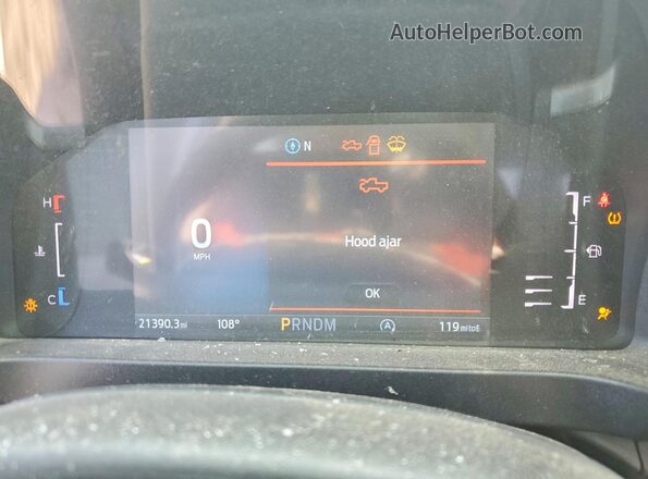 1FTER4HP8RLE00324 2024 FORD RANGER Blue Вид щитка приладів