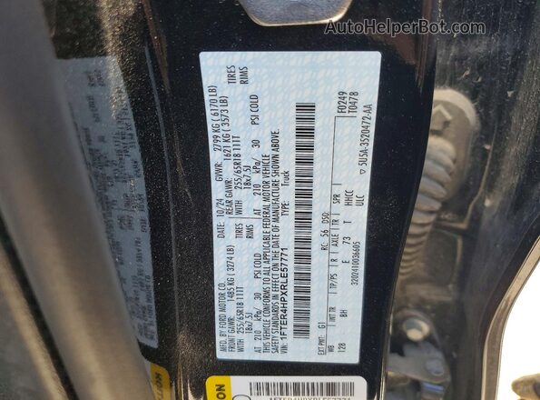 1FTER4HPXRLE57771 2024 FORD RANGER Black Engine compartment view