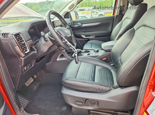 1FTER4KHXRLE09673 2024 FORD RANGER Red Vista interior delantera