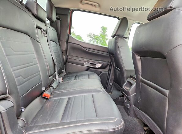 1FTER4KHXRLE09673 2024 FORD RANGER Red Vista de los asientos traseros