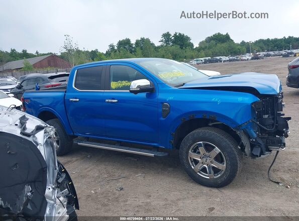 1FTER4KPXRLE69136 2024 FORD RANGER Blue Widok wnętrza z tyłu