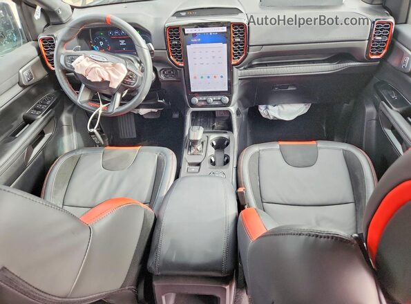 1FTER4LR0SLE77638 2025 FORD RANGER Gray Dashboard view