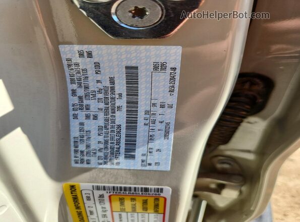 1FTER4LR8SLE06266 2025 FORD RANGER Tan Widok naklejki z numerem VIN