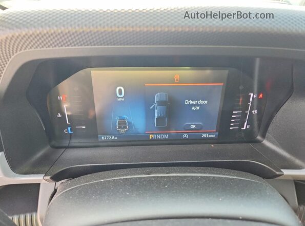 1FTER4PH1SLE30801 2025 FORD RANGER Beige Instrument cluster view
