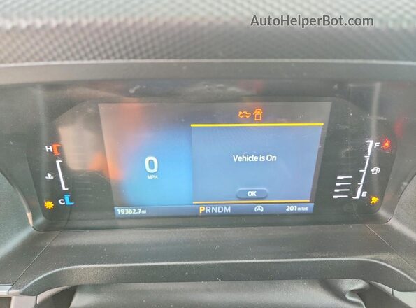 1FTER4PH3RLE34827 2024 FORD RANGER White ხელსაწყოთა პანელის ხედი