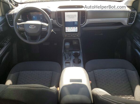 1FTER4PH6SLE76026 2025 FORD RANGER White Առջևի վահանակի տեսք