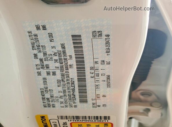 1FTER4PH9SLE38211 2025 FORD RANGER White ძრავის განყოფილების ხედი