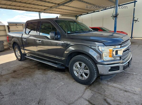 1FTEW1C40KKC84469 2019 FORD F150 Gray Передня права чверть