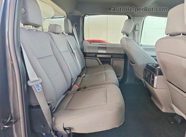 1FTEW1C40KKC84469 2019 FORD F150 Gray Вид задніх сидінь