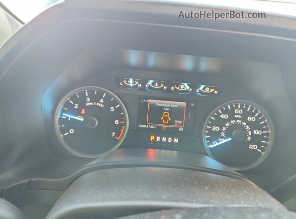 1FTEW1C40KKC84469 2019 FORD F150 Gray Вид щитка приладів