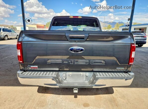 1FTEW1C40KKC84469 2019 FORD F150 Gray Вид ззаду