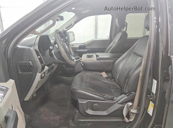 1FTEW1C42KFA82385 2019 FORD F150 Черный Вид салона спереди