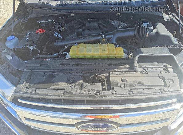 1FTEW1C42KFA82385 2019 FORD F150 Черный Вид задней части салона